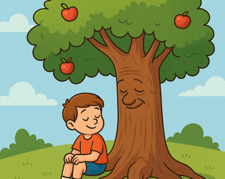 The Giving Tree and the Little Boy 1 The Giving Tree story